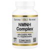 California Gold Nutrition - Complexo NMNH com CoQ10 PQQ e L-Ergotioneína 60 Cápsulas Vegetais