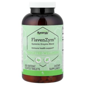 Vitacost - Synergy FlavenZym 800 Comprimidos com Revestimento Entérico