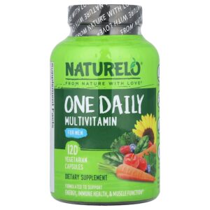 NATURELO - Multivitamínico Diário para Homens 120 Cápsulas Vegetarianas