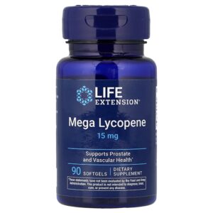 Life Extension - Mega Lycopene Licopeno 15 mg 90 Cápsulas Softgel
