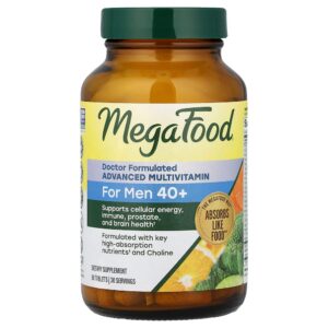 MegaFood - Multivitamínico Avançado Para Homens Acima de 40 Anos 60 Comprimidos