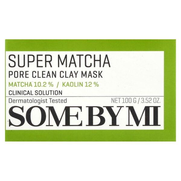 SOME BY MI - Máscara de Beleza de Argila Limpeza dos Poros Super Matcha 100 g