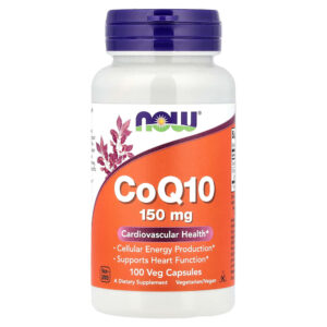 NOW Foods - CoQ10 150mg 100 Cápsulas Vegetais