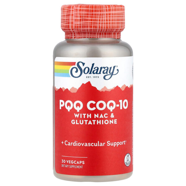 Solaray - PQQ CoQ-10 com NAC e Glutationa 30 VegCaps