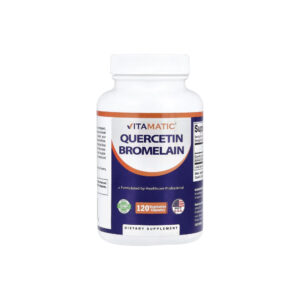 Quercetina Bromelaína 120 Cápsulas Vegetarianas - Vitamatic