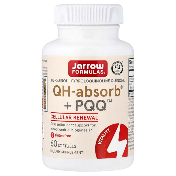 Jarrow Formulas - QH-Absorb + PQQ 60 Cápsulas Softgel