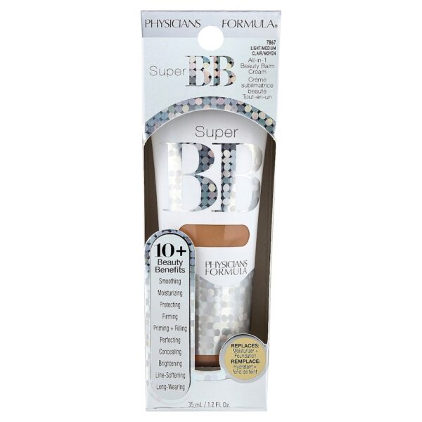 92-13.jpg Physicians Formula - Super BB Creme Bálsamo de Beleza All-in-1 7867 Claro/Médio 35 ml