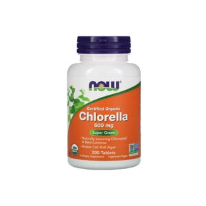 Chlorella 500mg 200 Tabletes - Now Foods