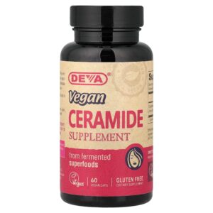Deva - Suplemento de Ceramida Vegano 60 Cápsulas Veganas