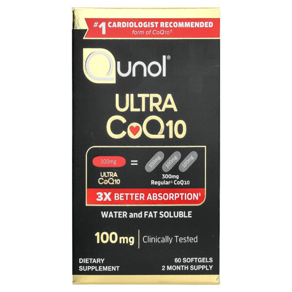Qunol - Ultra CoQ10 60 Cápsulas Softgel