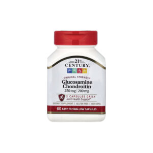 Glicosamina e Condroitina 500mg/400mg 60 Cápsulas - 21st Century