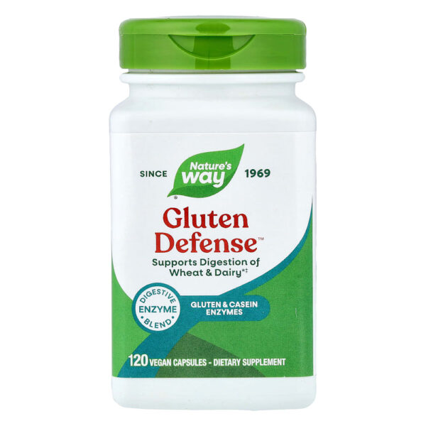 Nature's Way - Glúten Defense with DPP IV 120 Cápsulas de Origem Vegetal