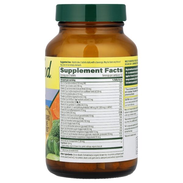 MegaFood - Multivitamínico Avançado Para Homens Acima de 40 Anos 60 Comprimidos