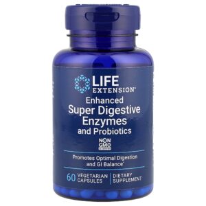 97-6.jpg Life Extension - Enzimas Super Digestivas e Probióticos Aprimorados 60 Cápsulas Vegetarianas