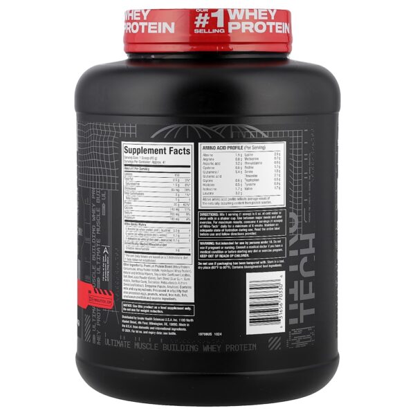 98-11.jpg MuscleTech - Performance Series Nitro Tech Fonte Primária de Peptídeos e Isolado de Whey Morango 1,81 kg