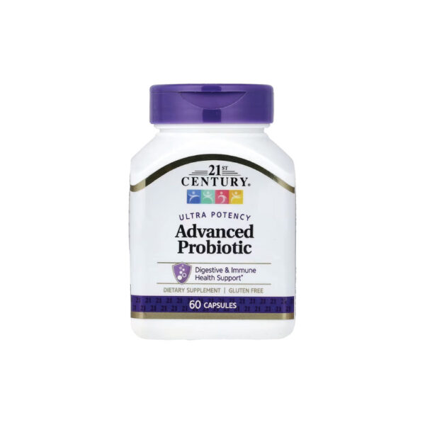 Probiótico Avançado Ultrapotente 60 Cápsulas - 21st Century