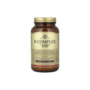 Complexo B 100 B-Complex 100 100 Cápsulas Vegetais - Solgar