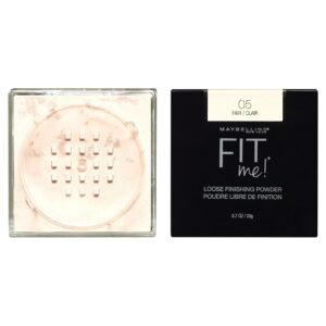Maybelline Fit Me Pó Solto 05 Claro - frente Maybelline Fit Me Pó Solto Finalizador 05 Claro 20 g