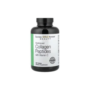 Peptídeos de Colágeno Hidrolisado Tipos I e III e Vitamina C 250 Comprimidos - California Gold Nutrition