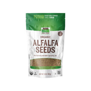 Sementes de Alfafa Orgânicas 340g - Now Foods