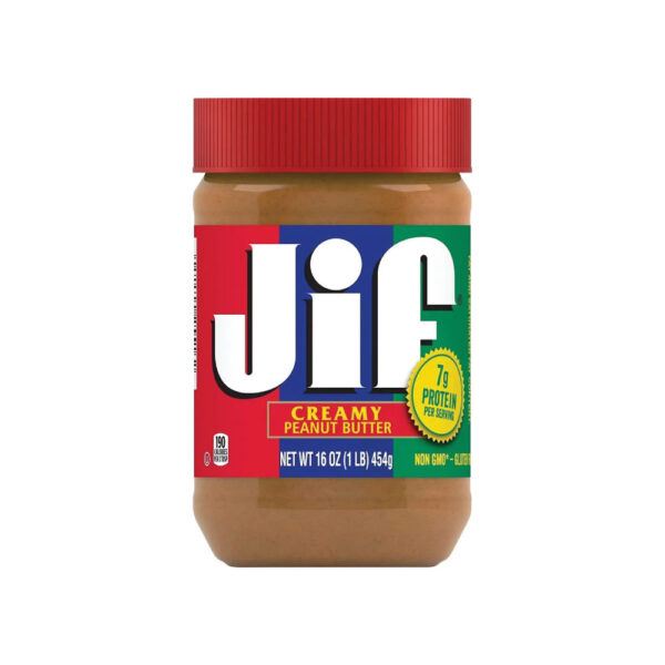 Manteiga de Amendoim Creamy Peanut Butter Importada 454g - Jif