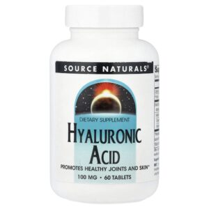 Ácido Hialurônico 100 mg 60 Comprimidos - Source Naturals
