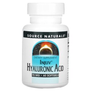 Ácido Hialurônico Injuv 60 Softgels - Source Naturals
