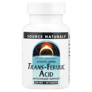 Ácido Trans-Ferúlico Athletic Series 60 Comprimidos - Source Naturals
