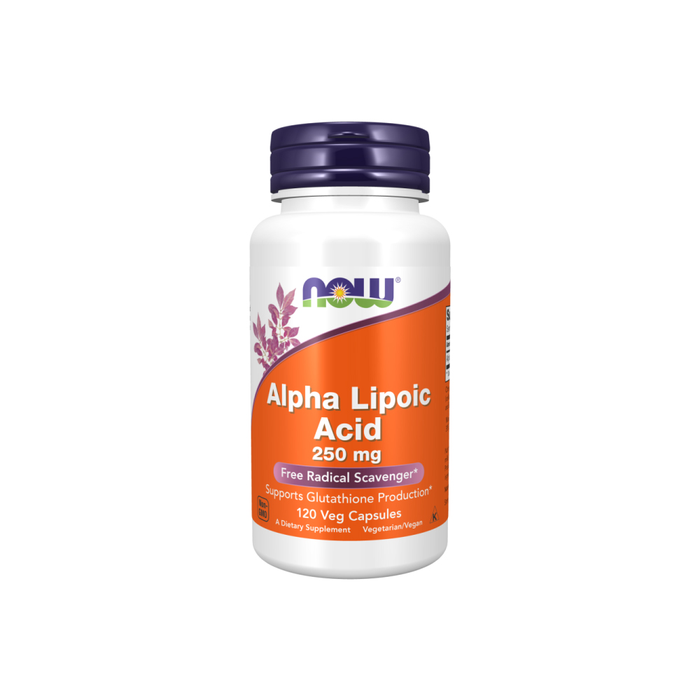 Ácido Alpha Lipoico 250mg 120 Cápsulas - Now Foods