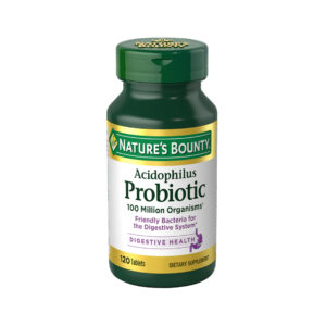 Probiótico Acidophilus 100 Million Organisms 100 Tabletes - Nature´s Bounty