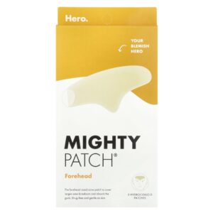 Adesivo Hidrocoloide para Testa Mighty Patch Forehead 5 Adesivos - Hero Cosmetics