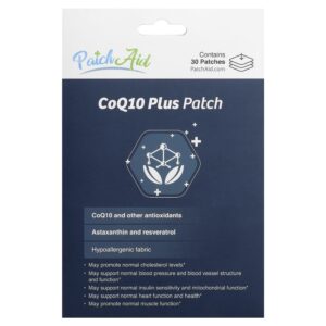 Adesivo Transdérmico Antioxidante CoQ10 Plus 30 Adesivos - PatchAid