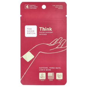 Adesivo Transdérmico para Foco e Concentração Think 4 Adesivos - The Good Patch