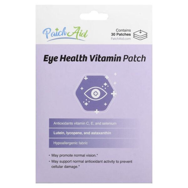 Adesivo Transdérmico Vitamínico para Saúde dos Olhos 30 Adesivos - PatchAid