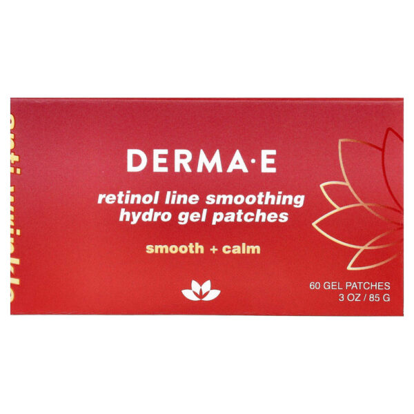 Adesivos de Hidrogel Suavizantes para Linha de Retinol Para Todos os Tipos de Pele 60 Adesivos de Gel - DERMA E