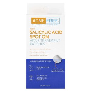 Adesivos Secativos para Espinhas com Ácido Salicílico 36 Unidades - ACNE FREE