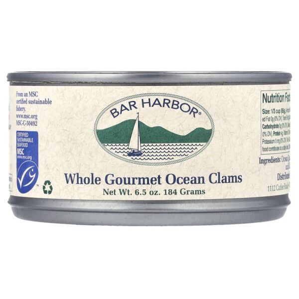 Amêijoas Inteiras Gourmet 184 g - Bar Harbor