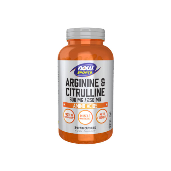 arginina_e_citru-hndzeu8y3p.jpg Arginina e Citrulina 240 Veg Cápsulas - Now Foods