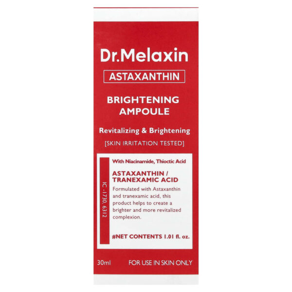AstaxanthinRX Ampola Extraclareadora 30 ml - Dr.Melaxin