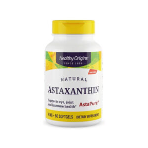 Astaxantina AstaPure® 4mg 60 Softgels - Healthy Origins