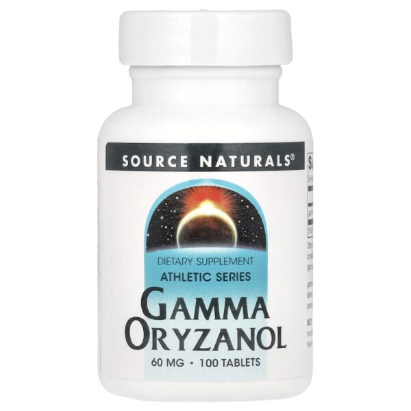 Athletic Series Gama-Oryzanol 60 mg 100 Comprimidos - Source Naturals