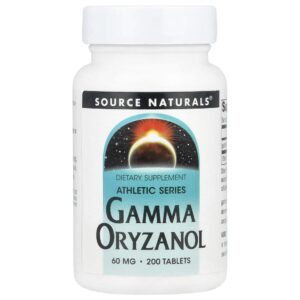 Athletic Series Gama-Oryzanol 60 mg 200 Comprimidos - Source Naturals