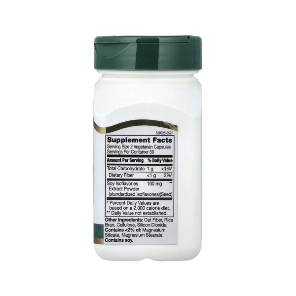 Extrato de Isoflavonas de Soja 50mg 60 Cápsulas - 21st Century