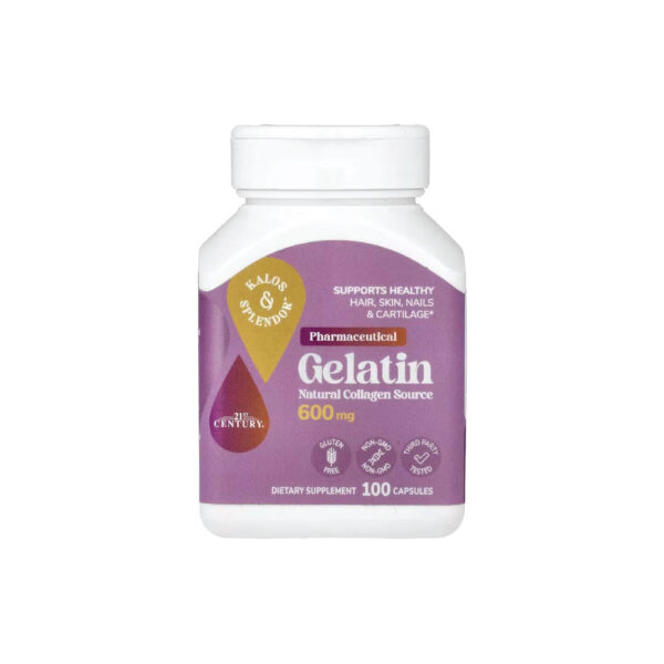 b582a8f8d0f447b79b3be738740ed4f5-yqi1rf6nak.jpg Kalos & Splendor Gelatina 600mg 100 Cápsulas - 21st Century