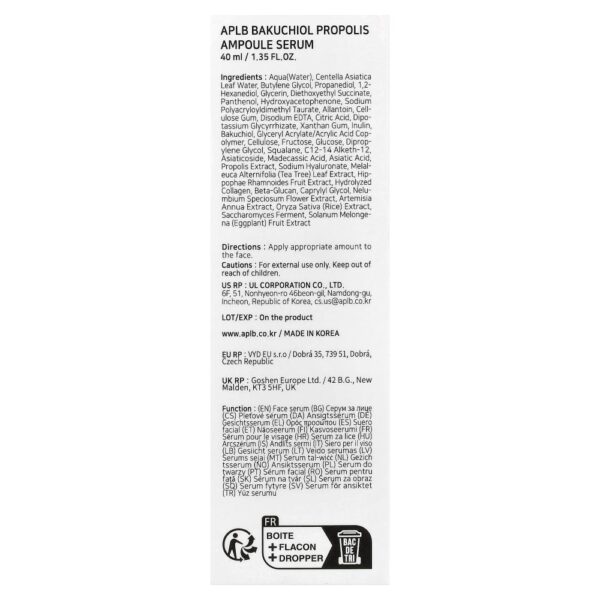 Bakuchiol Ampola Sérum de Própolis 40 ml - APLB