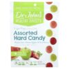 Balas Duras Sortidas + Fibra e Vitamina C Melancia Maçã Verde e Morango 109 g - Dr. John's Healthy Sweets