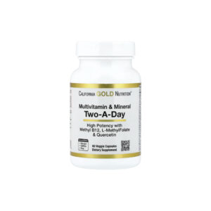 Two-a-Day Multivitamínico e Minerais 2 por Dia 60 Cápsulas Vegetais - California Gold Nutrition