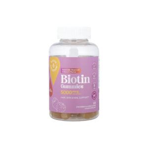 Gomas de Biotina 5000mcg Morango 120 Gomas - 21st Century
