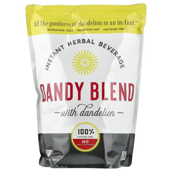 Bebida de Ervas Instantânea com Dente-de-Leão Sem Cafeína 908 g - Dandy Blend