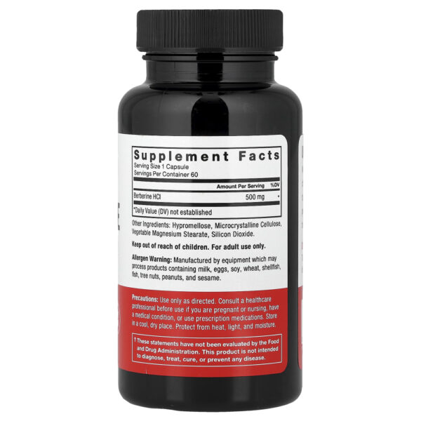 Berberina 500 mg 60 Cápsulas Vegetais - Force Factor